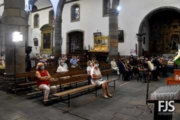 Eucaristía presidida por el obispo José Mazuelos y concierto de la Banda Municipal de Música por la festividad del Santo Cristo de Telde/Francisco Javier Santana.
